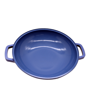 Die-Cast Aluminum Wok with Standard Encapsulated Base