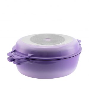 36*28cmDie-Cast Aluminum Double-Sided Roaster with Induction Base