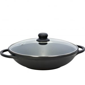 32cmDie-Cast Aluminum Wok with Induction Base