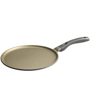 Die-Cast Aluminum Pizza Pan with Induction Base