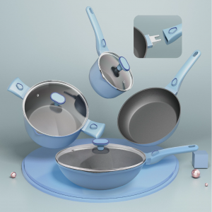 Multi-Functional Detachable Handle Cookware Set
