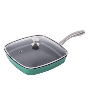 20-30cmDie-Cast Aluminum Square Fry Pan with Induction Base