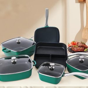 Classic Square Die-Cast Cookware Set