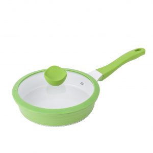24cmDie-Cast Aluminum Fry Pan with Induction Base