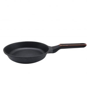 20-32cmDie-Cast Aluminum Fry Pan with Copper Accents & Induction Base
